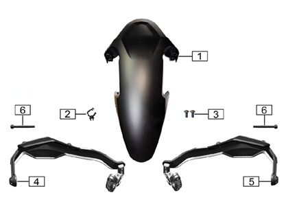 FRONT MUDGUARD / HANDLEBAR GUARD