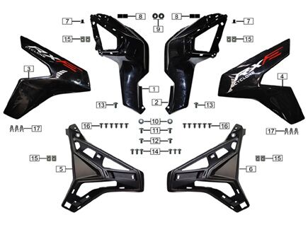 FUEL TANK PANELS - 1