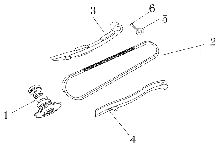 Cam Chain/Guide/Shaft