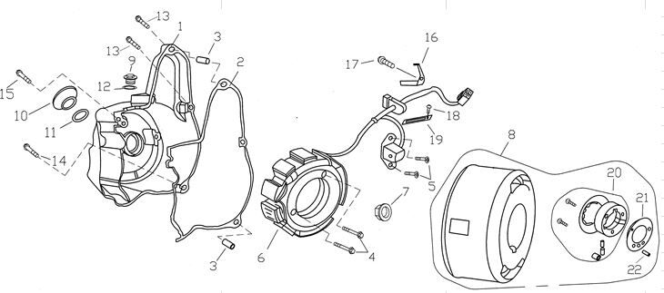 Left Crankcase Cover