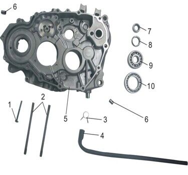 RIGHT CRANKCASE ASSEMBLY