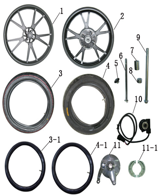 Front/Rear Wheel