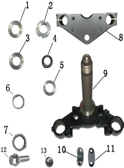 Upper and Lower Yoke