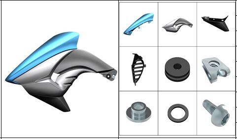 Left Fuel Tank Panels
