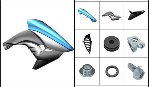 Right Fuel Tank Panels