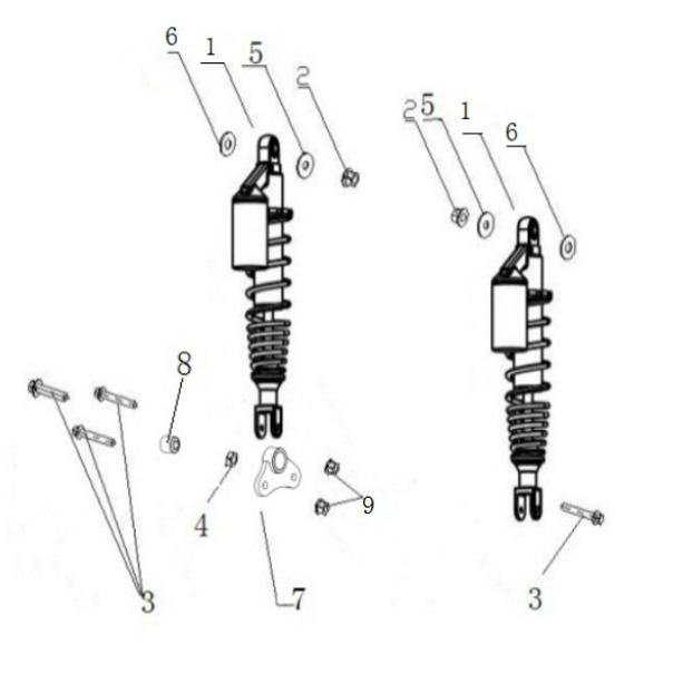 REAR SHOCK ABSORBER