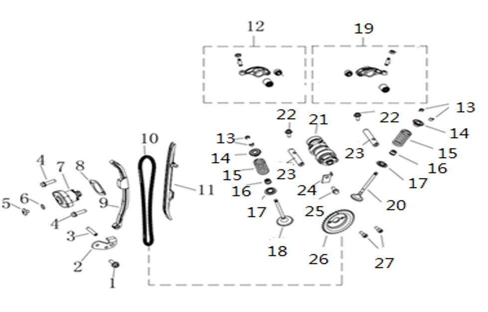 VALVES / CAMCHAIN