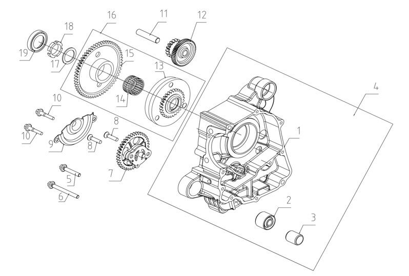 OIL PUMP/STARTER CLUTCH