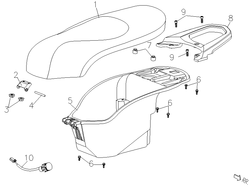 Seat/Seat Bucket/Luggage Rack