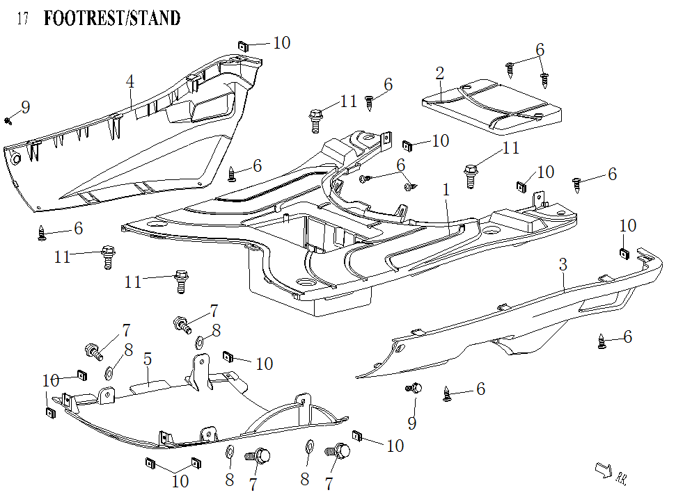 Footwell Panels - Lower
