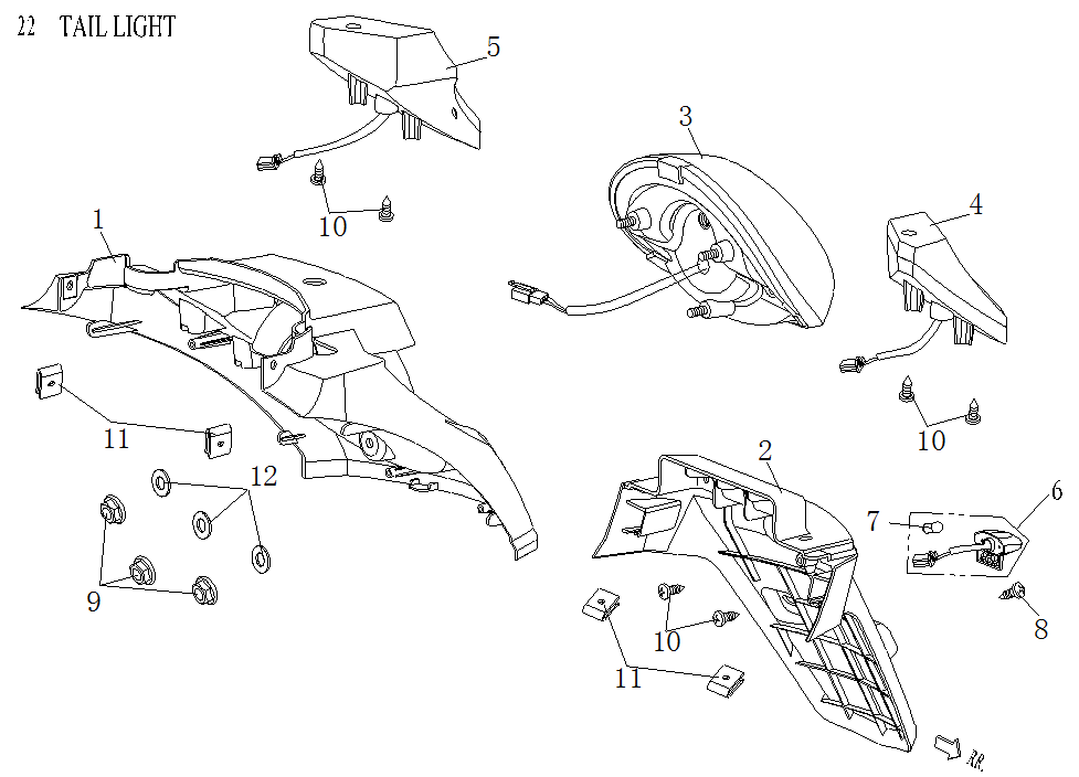 Tail Light/Indicators