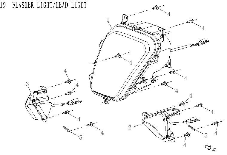 HEADLIGHT  FRONT INDICATORS