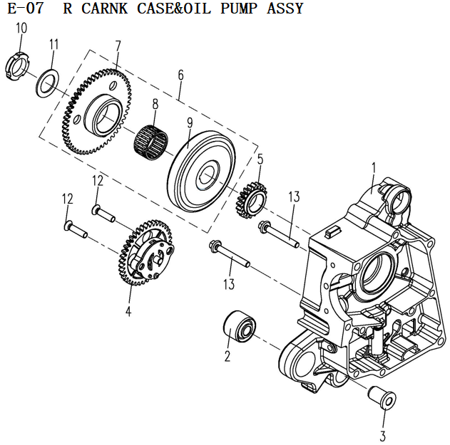 Right Crankcase