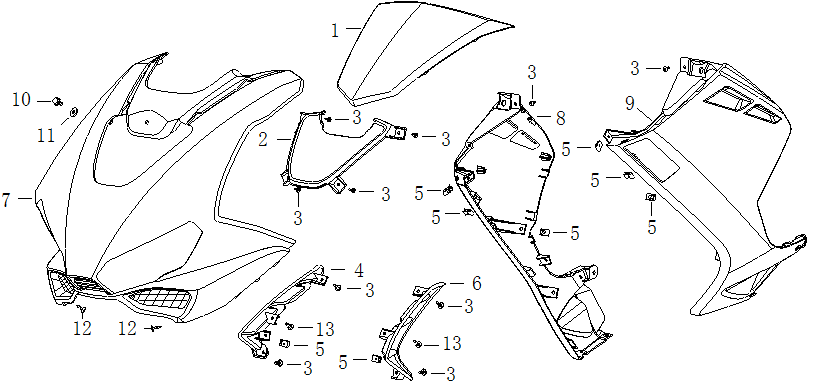 headlight/Side Panels