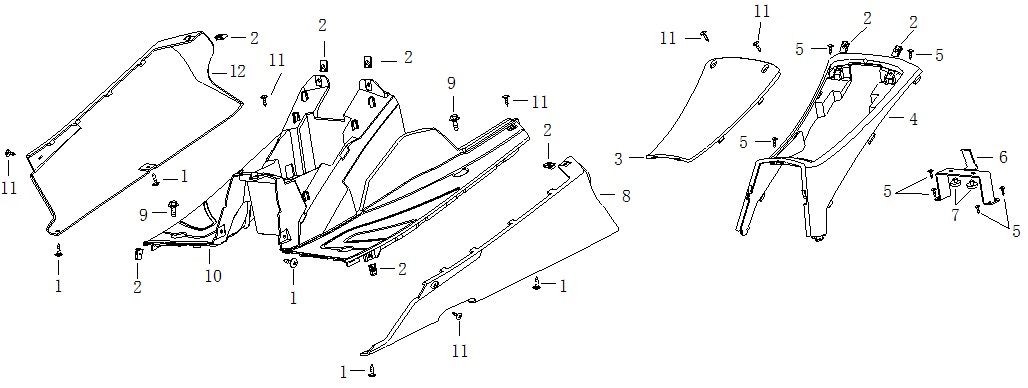 Footwell Panels Lower