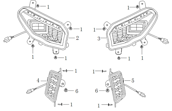 Indicators/Headlight
