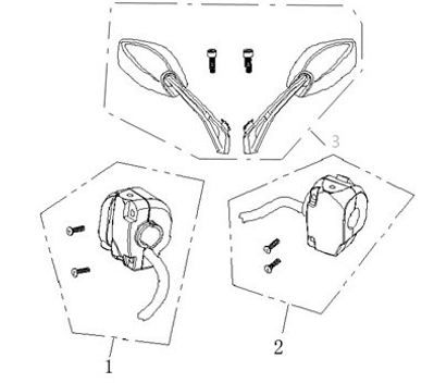 Handlebar/Mirrors