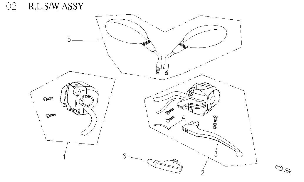 HANDLEBAR SWITCH/MIRRORS
