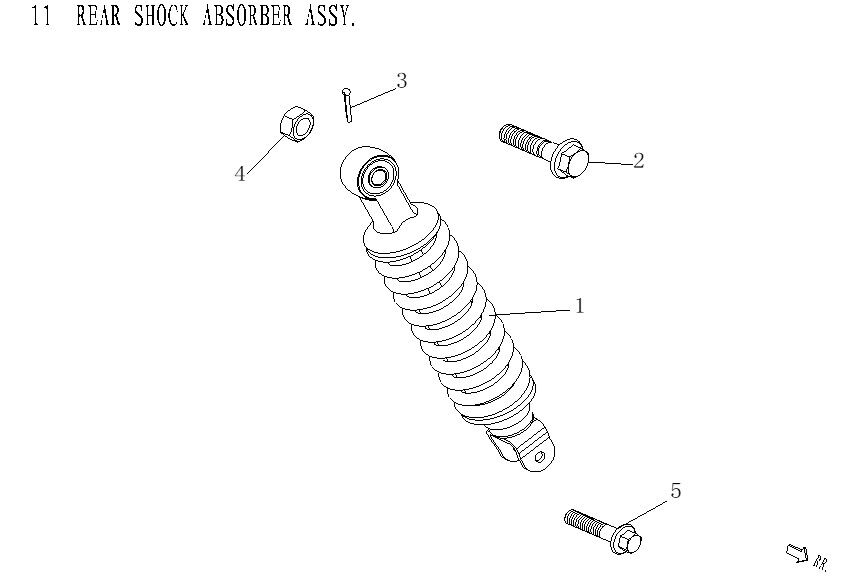 REAR SHOCK ABSORBER
