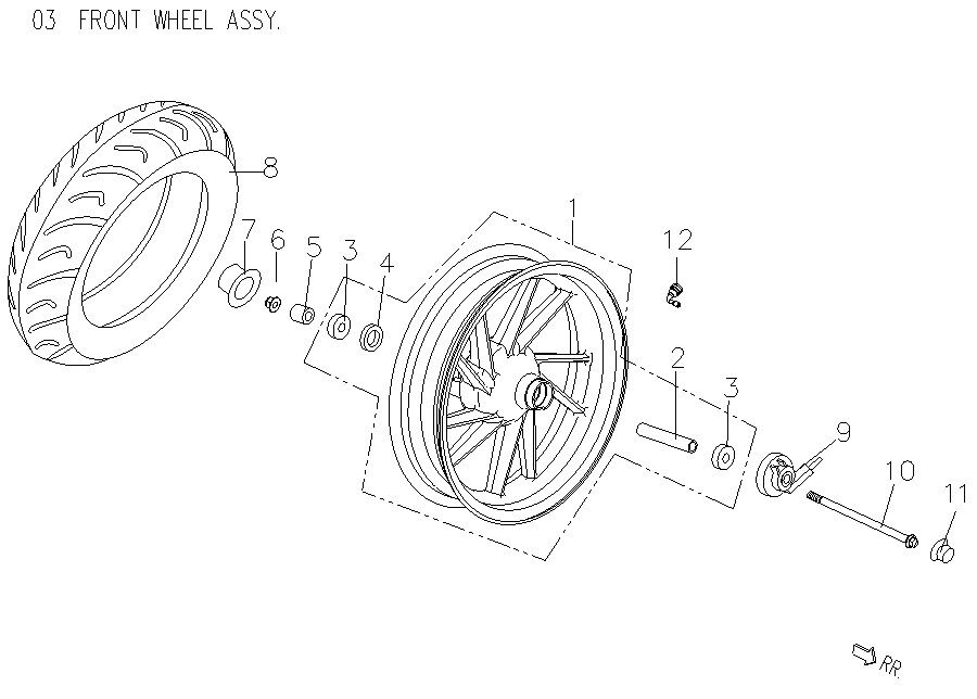 FRONT WHEEL 