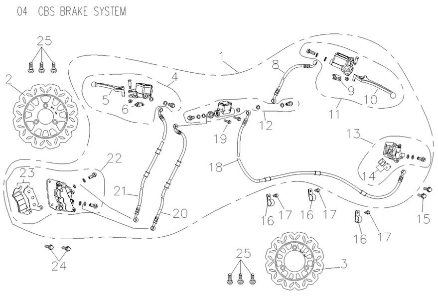 BRAKE SYSTEM COMPLETE