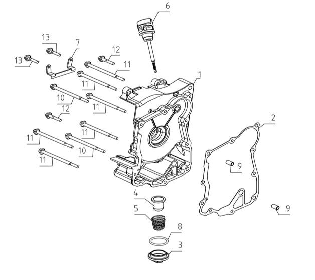 RIGHT CRANKCASE COVER
