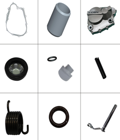 Right Engine Casing and Clutch Actuator Arm