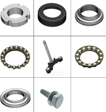 Lower Yoke and Bearings