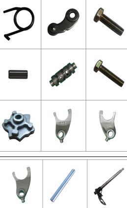 Gear Selector Drum, Fork and Shaft