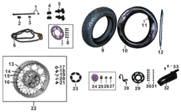 Rear Wheel