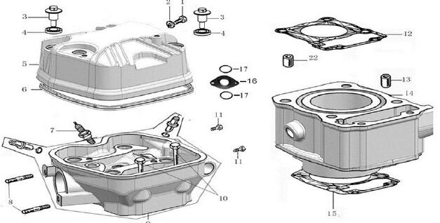 Cylinder Barrel / Head / Rocker Cover