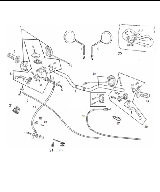 Handlebar / Switch Gear / Mirrors