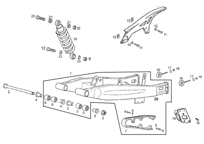 Swingarm / Rear Shock