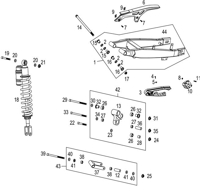 Swingarm / Rear Suspension