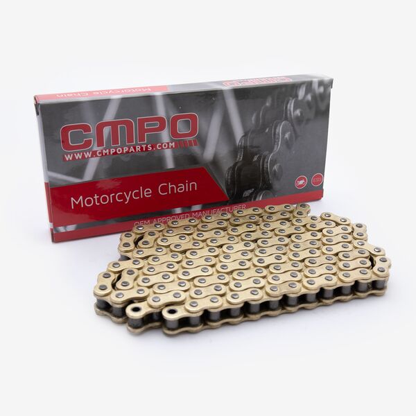 Lextek Motorcycle Drive Chain 428-134 Links Gold