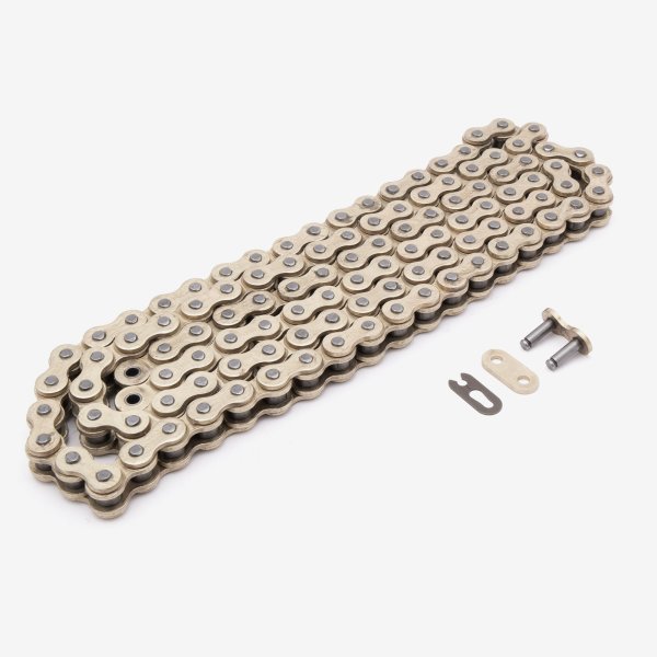Lextek Motorcycle Drive Chain 520-108 Links Gold for JL250-5, SY125-10