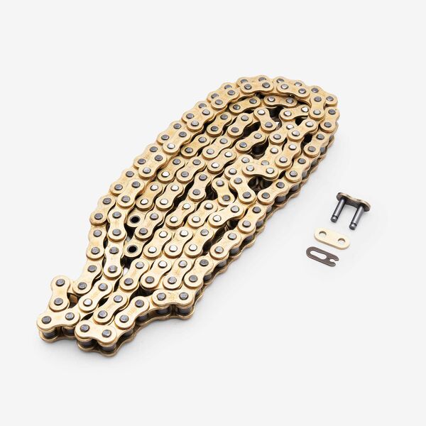 Lextek Motorcycle Drive Chain 428-138 Links Gold
