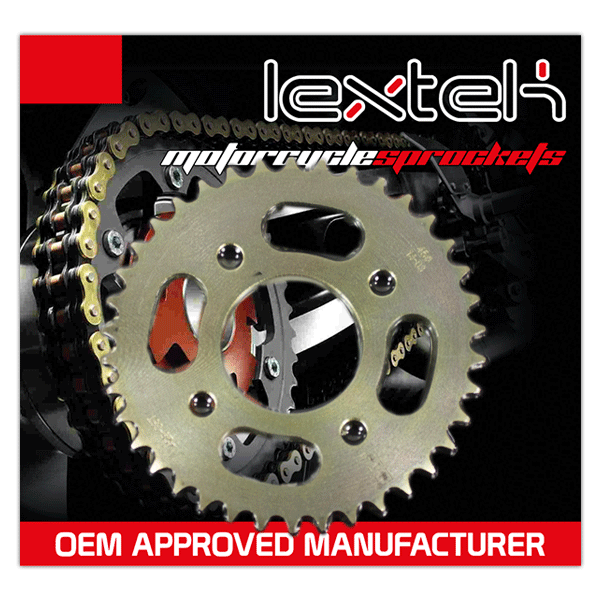 Lextek Rear Sprocket 428-38T 4 Bolt Fixing