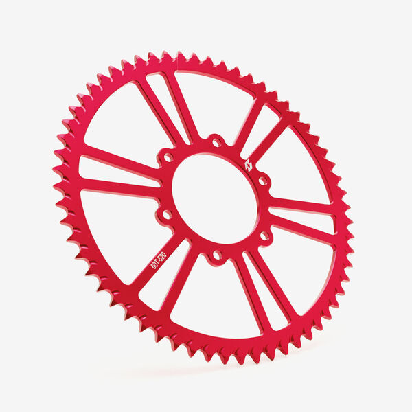 Full-E Charged Rear Sprocket 520-60T for Komodo / Ultra Bee Red