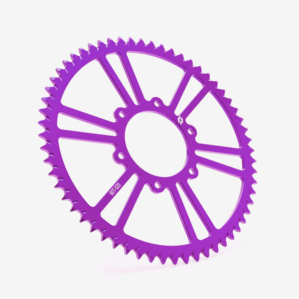 Full-E Charged Rear Sprocket 520-60T for Komodo / Ultra Bee Purple