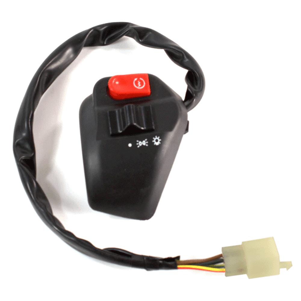 7/8 Switch Handlebar Headlight Horn Switch ON OFF Button 12V For ATV 7/8 Switch Handlebar Headlight Horn Switch ON OFF Button 12V For ATV