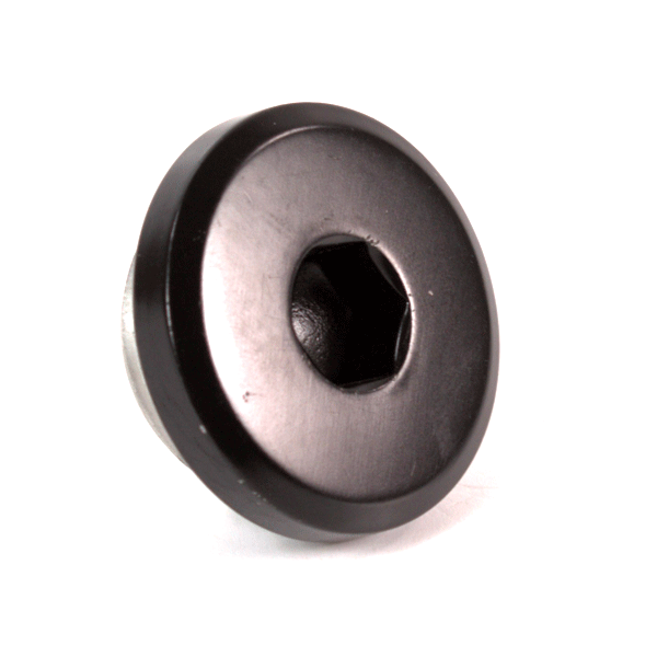 Left Black Crankcase Plug K157FMI