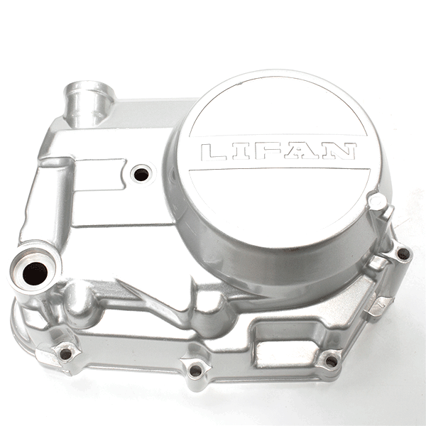 100cc Motorcycle Right Silver Engine Casing 1P50FMG with Lifan Logo for HT100-8