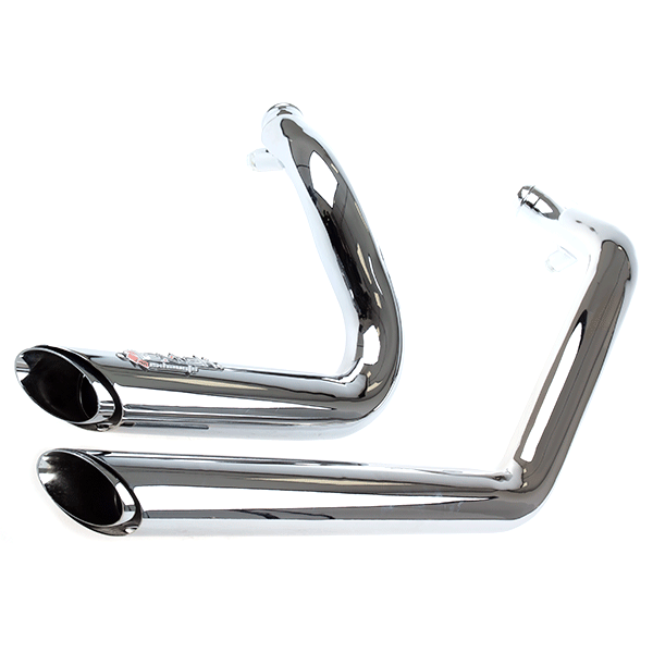 Lextek Chrome Exhaust System for Harley Davidson Sportster 883 / 1200 (04-13)