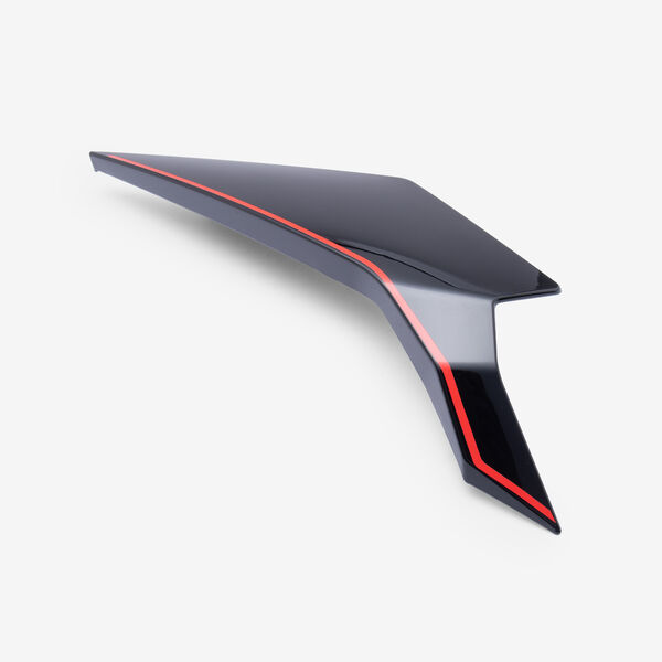 Front Upper Right Panel Gloss Black/Red Decal