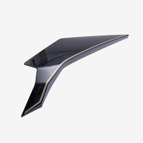Front Upper Right Panel Gloss Black/Gold Decal