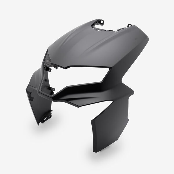 Black/Red Headlight Panel