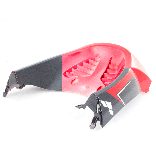 Front Lower Black/Red Panel for ZN125T-8F, ZN125T-8F-E5