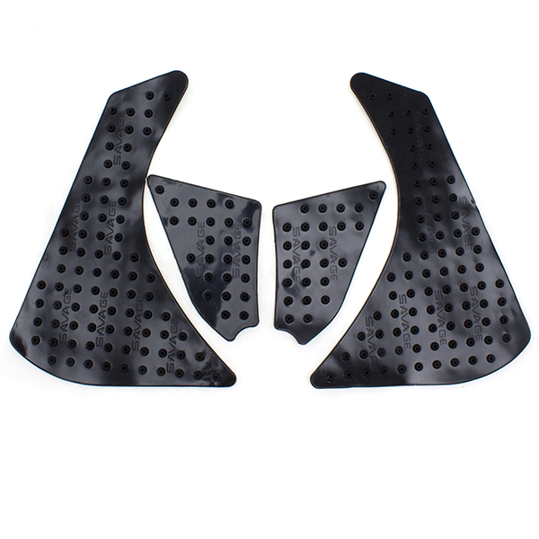 Lextek Black Tank Traction Pads 3M for BMW F800 (08-11)