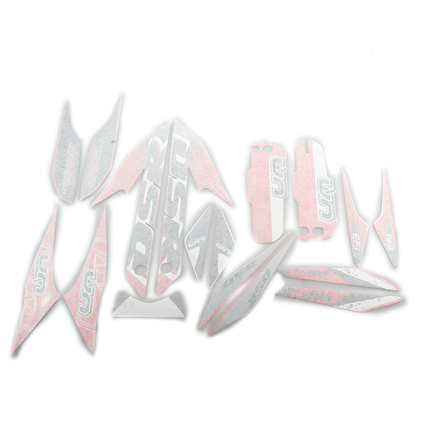 Black/Red Stickers (Pack) for UM125-DSM, UM125-ADV